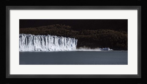 Framed Glaciers in a lake, Moreno Glacier, Argentino Lake, Argentine Glaciers National Park, Santa Cruz Province, Patagonia, Argentina Print