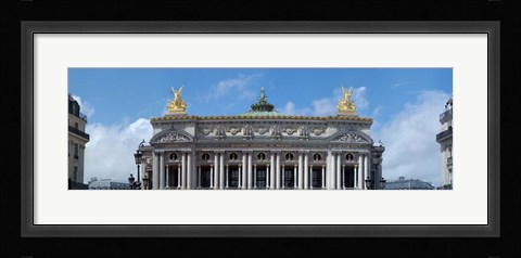 Framed Low angle view of an opera house, Opera Garnier, Paris, Ile-de-France, France Print