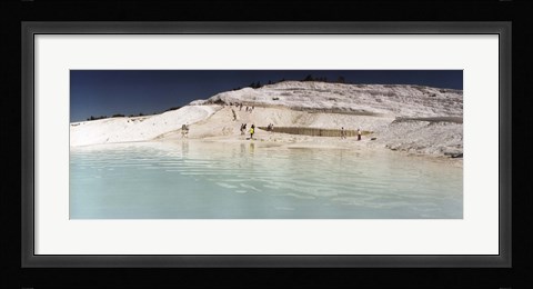 Framed Pamukkale, Denizli Province, Turkey Print