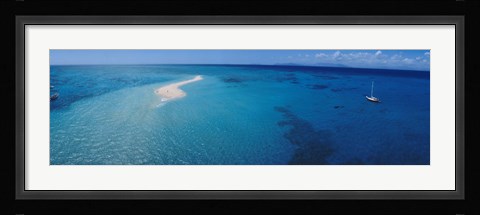 Framed Great Barrier Reef, Queensland, Australia Print