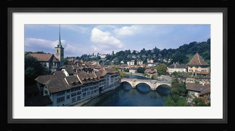 Framed Switzerland, Bern, Aare River Print