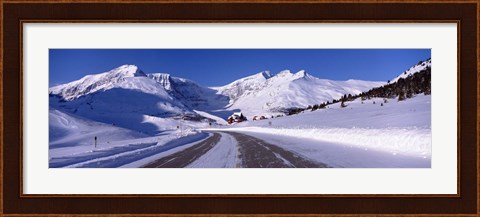 Framed Canada, Alberta, Banff National Park, icefield, road Print