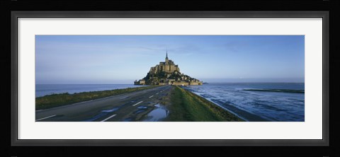 Framed France, Mont Saint Michel Print
