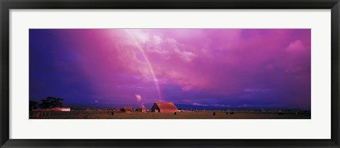 Framed Rainbow Arcata, CA Print