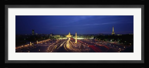 Framed France, Paris, Place de la Concorde Print