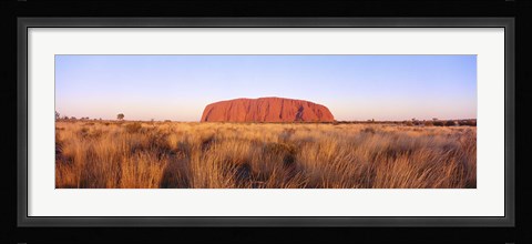 Framed Ayers Rock, Uluru-Kata Tjuta National Park, Australia Print