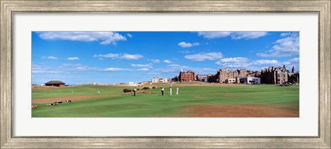 Framed Golf Course, St Andrews, Scotland, United Kingdom Print
