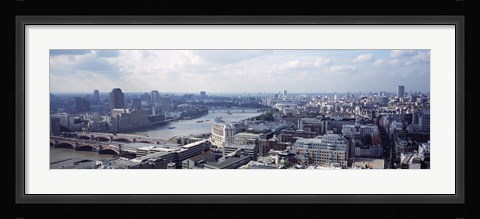 Framed England, London, Aerial view from St. Paul's Cathedral Print