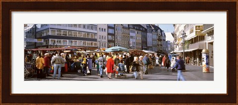 Framed Farmer&#39;s Market, Bonn, Germany Print
