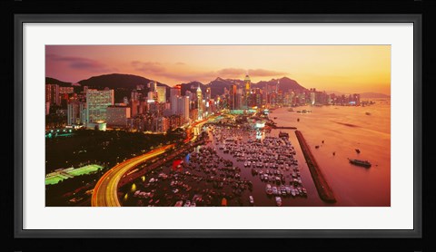 Framed Hong Kong Print