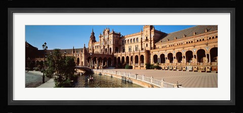 Framed Plaza Espana, Seville, Spain Print