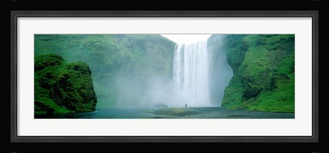 Framed Skogafoss Falls, Skogar River, Iceland Print