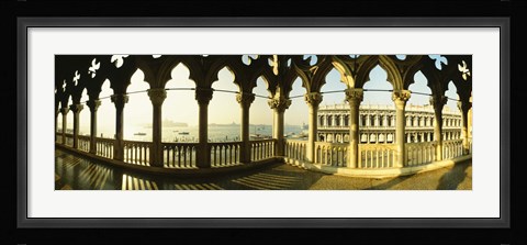 Framed Columns in Saint Mark Square, Venice Print