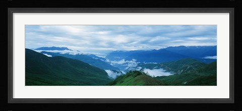 Framed China, Sichuan, Cloud Forest Print