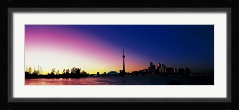 Framed CN Tower SkyDome Toronto Ontario Canada Print