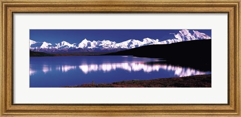 Framed Mt. McKinley &amp; Wonder Lake Denali National Park Print