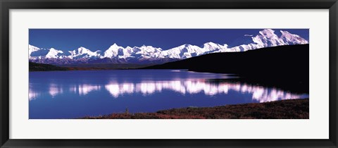 Framed Mt. McKinley &amp; Wonder Lake Denali National Park Print