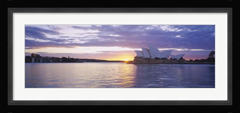 Framed Sunset over Sydney Opera House Print