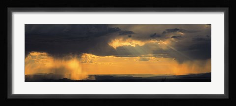 Framed View From The High Road To Taos, New Mexico, USA Print