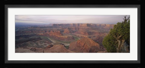 Framed High Angle View Of An Arid Landscape, Canyonlands National Park, Utah, USA Print