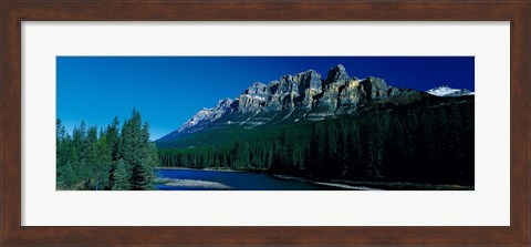 Framed Castle Mountain, Banff National Park, Alberta, Canada Print