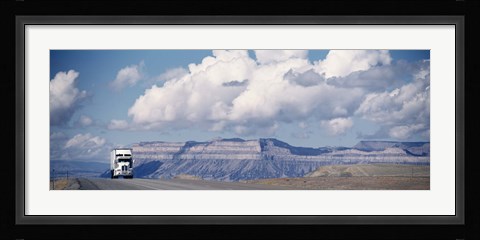 Framed Interstate 70, Green River, Utah Print