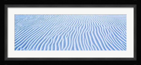 Framed USA, New Mexico, White Sands, dunes Print