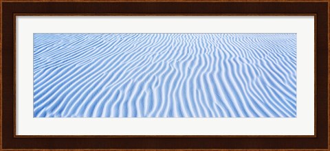 Framed USA, New Mexico, White Sands, dunes Print