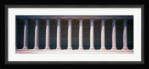 Framed Row of Columns San Francisco CA Print