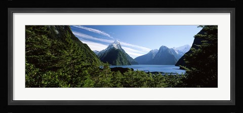 Framed Milford Sound, Fiordland National Park, New Zealand Print