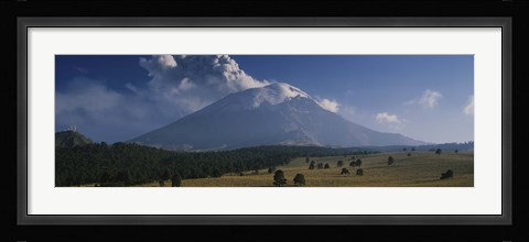 Framed Clouds over a mountain, Popocatepetl Volcano, Mexico Print