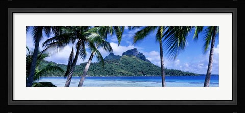 Framed Bora Bora, Tahiti, Polynesia Print