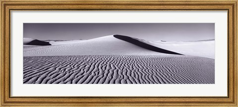 Framed Dunes in Black and White, New Mexico Print