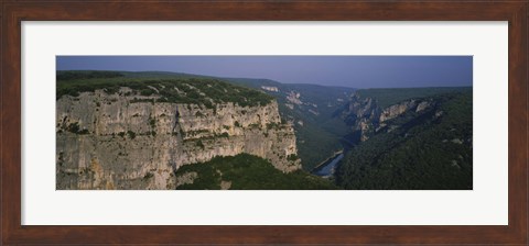 Framed Ardeche River, Provence, France Print