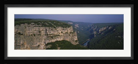 Framed Ardeche River, Provence, France Print