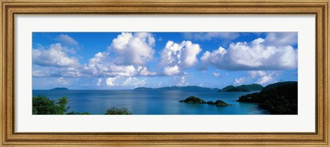 Framed Trunk Bay St John US Virgin Islands Print