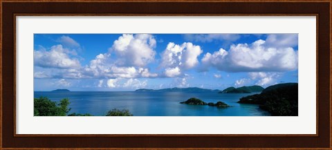 Framed Trunk Bay St John US Virgin Islands Print