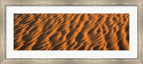 Framed Wind blown Sand TX USA Print