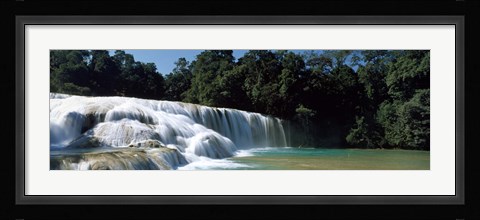 Framed Aqua Azul Chiapas Mexico Print