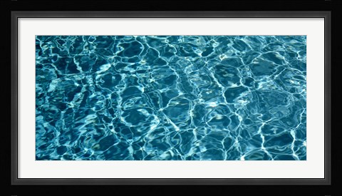 Framed Swimming Pool Ripples Sacramento CA USA Print