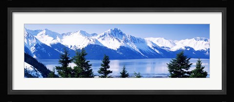 Framed Turnagain Arm Girdwood AK USA Print