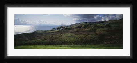 Framed Clouds over a landscape, Isle Of Skye, Scotland Print