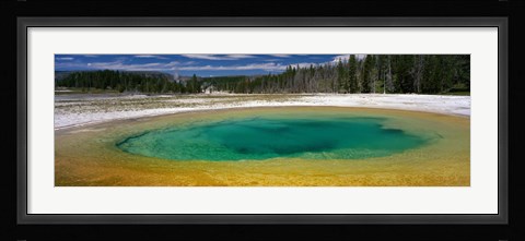 Framed Spring, Beauty Pool, Yellowstone National Park, Wyoming, USA Print