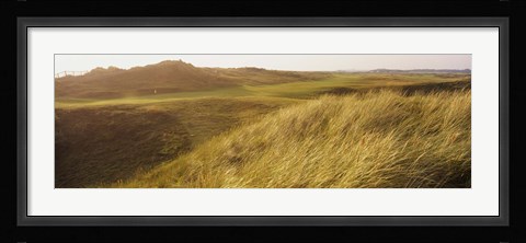 Framed Panoramic view of a landscape, Scotland Print