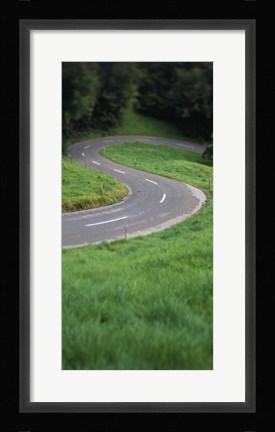 Framed Switzerland, road Print