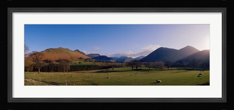 Framed Valley Northern Lake District Cumbria Newlands England Print