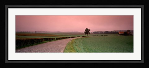 Framed Switzerland, country road Print