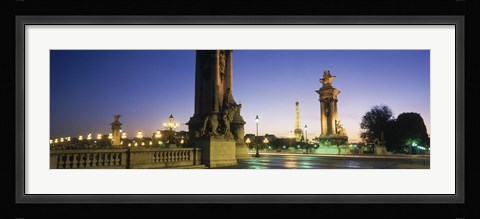 Framed France, Paris, Pont Alexandre III Print