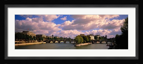 Framed France, Paris, Seine River Print
