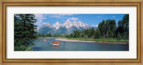Framed Rafters Grand Teton National Park WY USA Print